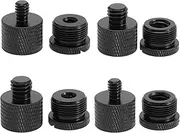 SING F LTD 8Pcs Screw Adapter Kit Flash Hot Shoe Mount Adapter 5/8 to 3/8 5/8 to 1/4 Accessories for Microphone Holders Microphone Clips Camera Holders