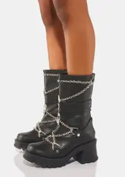 [Demonia] Bratty-120 Chain Boots
