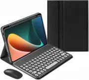 Keyboard Case Compatible with iPad Pro 13 inch 2024 iPadPro13", Black+White