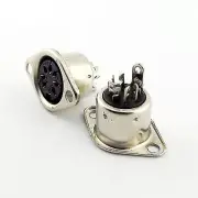 50pcs DIN Female Jack Cable Connector Adapter 7 Pin Plug Panel Mount Solder Type