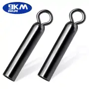 9KM Stainless Steel Fishing Floats Connector 25~100Pcs Buoy Bobber Accessories