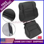 For 2012 2013 2014 2015 2016 Honda CR-V Driver Bottom-Top Seat Cover Leather BLK