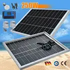 250W Bifacial Solar Panel Kit Generator Camping Battery Charger Mono Regulator