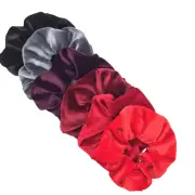 10/6 Accessories Scrunchies Hair Scrunchy Women Velvet Solid Leopard Tie Dye Pon