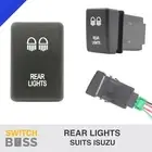 REAR LIGHTS BLUE LED (RO) Push Switch Suit ISUZU D-MAX MUX 2012-2018 12v Dash