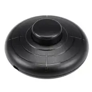 Inline Foot Pedal Push Button Switch,Lamp Light Control ON/Off Footswitch Black