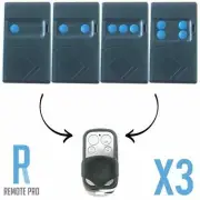 3 x SEAV TXS1 TXS2 TXS3 TXS4 TXS TX6 Garage/Gate Compatible Remote 433.92