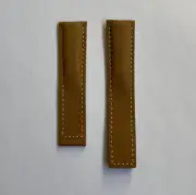 Generic 20mm Tan Leather Band Strap for Tag Heuer Carrera, Monaco, Monza Watch