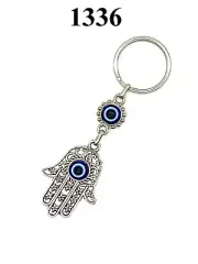Evil Eye Hamsa Hand Key Chain #1336