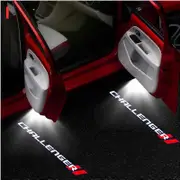 Led Car Door Welcome Light Logo Projector Lamps For Dodge Scat Pack 2008-2019 Challenger Charger SRT Demon 2013-2019 Car Goods Logo I