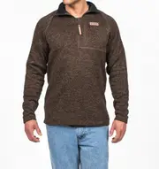 Hunters Element Arcus Top Heavy Polyester Knit With A Brushed Inner - Walnut Brown #he123583