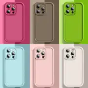 Phone Case For iPhone 15 14 Pro Max 13 12 11 XS Matte Shockproof Soft TPU Cover
