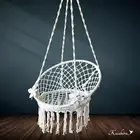 Bohemian Handmade Macrame Hammock Swing Chair – Indoor/Outdoor Hanging Seat