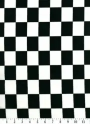 BLACK WHITE CHECK DINER CAFE RACE CAR FLAG KITCHEN 42X14 TABLE RUNNER