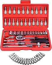 Electric Ratchet - Household Repair Tool - Portable Electric Ratchet Wrench Set for Marine, Industrial Maintenance, Construction, Electrical Work, Workshop