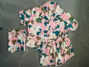 NEW LADIES PETER ALEXANDER SATIN PYJAMAS SIZE L