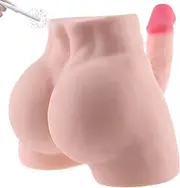 Yukaione 2in1 Female Sex Toys With Stretch Dildo Realistic Penis,18cm Penis Female Masturbation Tight Anal Female Gay Sex Toys Male Couples Toys Adult Toys Pink