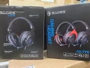 CXCase 2017 SADES CX-778 PS4 Xbox One PC Gaming Headset (Red/Black) W/ Case NEW