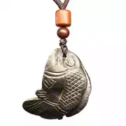 Muonionalusta meteorite Necklace pendant Hand carving pendant LK168