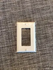 Wall Plate Light Switch Cover Outlet 1 Gang Decorator Faceplate Frame White