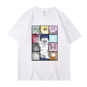 Animal Dog Cat Printed T-shirt Loose Hip Hop Street