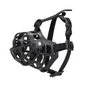 Silicone Basket Dog Muzzle for Large Dogs - Protects Labrador, German Shepher...