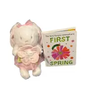 Eric Carle First Spring Board Book & Dreamgro Pink Ballerina Bunny With Tutu New