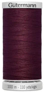 Gutermann Extra Strong Thread 110yd-Burgundy