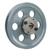 Cast Iron 8.25" Single Groove Pulley Belt A Section 4L with 7/8" Sheave Bushing