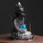 Dragon Statue Backflow Incense Burner Waterfall Incense Holder Incense Burner,
