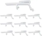 8PCS Vertical Blind Dust Cover Valance Clip Holder Bracket, Vertical Curtain Cli