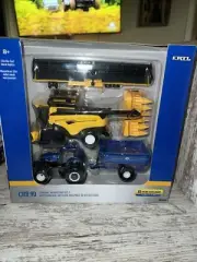 1/64 New Holland CR8.90 SmartTrax Combine Harvesting For-Cast Ertl