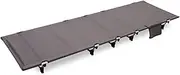 Portable Folding Bed Single Person Camping Cot 330LB Bearing Weight Compact for Picnic Camping Hiking Black