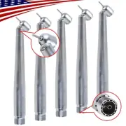 5X E-generador Fibra óptica Dental LED 45 ° Grado LED Pieza de mano 2 Agujero 2H