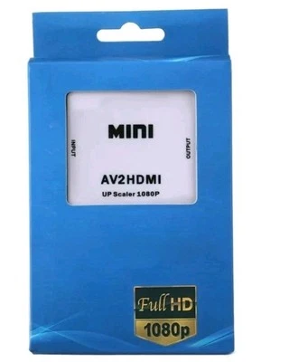RCA AV to HDMI HD Converter Composite CVBS Video Adapter Wii NES SNES