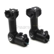 Bike Adjustable Stem MTB Road Bicycle Handlebar Riser 90-180 Degree 25.4/31.8mm
