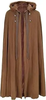 Teyujosem Unisex Medieval Steampunk Cloak Victorian Knight Cloak Costume