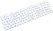 Silicone Keyboard Cover Skin for Apple Magic Keyboard with Numeric Keypad MQ052LL/A (A1843) US Layout Ultra Thin Protector Skin Accessories Transparent