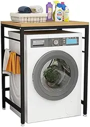 Laundry Shelf Over Washing Machine Storage Unit for Front Loader Washing Machine & Tumble Dryer Stand Free Standing Bathroom Storage Shelf