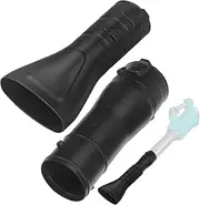 191L13-5 191B21-6 Blower Nozzle Adapter & 197889-6 Flat End Nozzle Attachment Kit for Makita X2 36V Hand held Blower, for XBU02Z XBU03 DUB362 Blower Narrow end profile, increasing air velocity