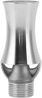 Stainless Steel Ice Tower Cascade Cedar Water Fountain Nozzle, Unique Cedar Snow Pine Style, High Spray Effect, 1/2 Inch Internal and 3/4 Inch External Threads, Sturdy and Weather