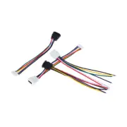 6 Pin Press Type USB Connector Type-C Waterproof With PH 2.0 Female Socket