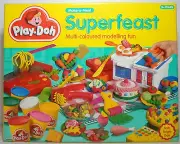 KENNER PLAY DOH VTG 1992 TONKA SUPERFEAST MAKE A MEAL SET EUROPEAN NEW MISP VHTF
