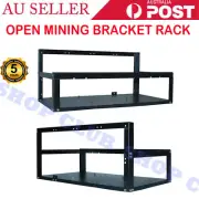 AU Premium 6 GPU Rack Mining Case Motherboard Bracket Open Mining Rig Frame