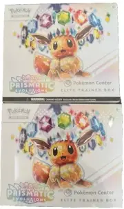 ✅ IN HAND 2 Pack: Prismatic Evolutions Pokemon Center Elite Trainer Box ✅