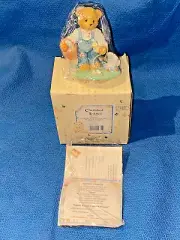 Cherished Teddies DONALD Friends Are Egg Ceptional Figurine 103799 Loc 14