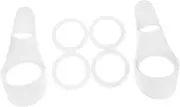 1 Set Audio Crossover Bracket Plastic Washer for Speakers Auto Audio Decorative Ring Car Audio Speaker Parts Car Interior Decoration Car Audio Adapter Ring Speaker Mounting Spacers