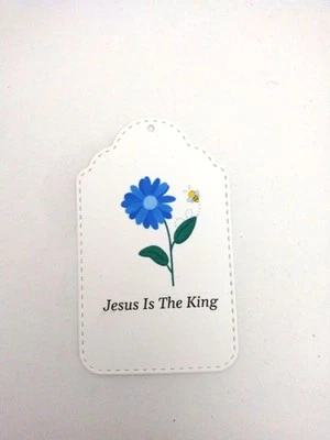 Set of 10 Handmade Religious Gift tags without string,