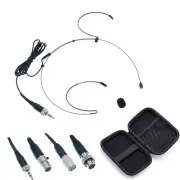 Black Headset Microphone for Audio-Technica ATW Sennheiser G3 G4 Shure ULX Box