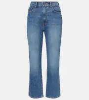 [7 For All Mankind] 7 For All Mankind Logan Stovepipe high-rise straight jeans UK 14 blue